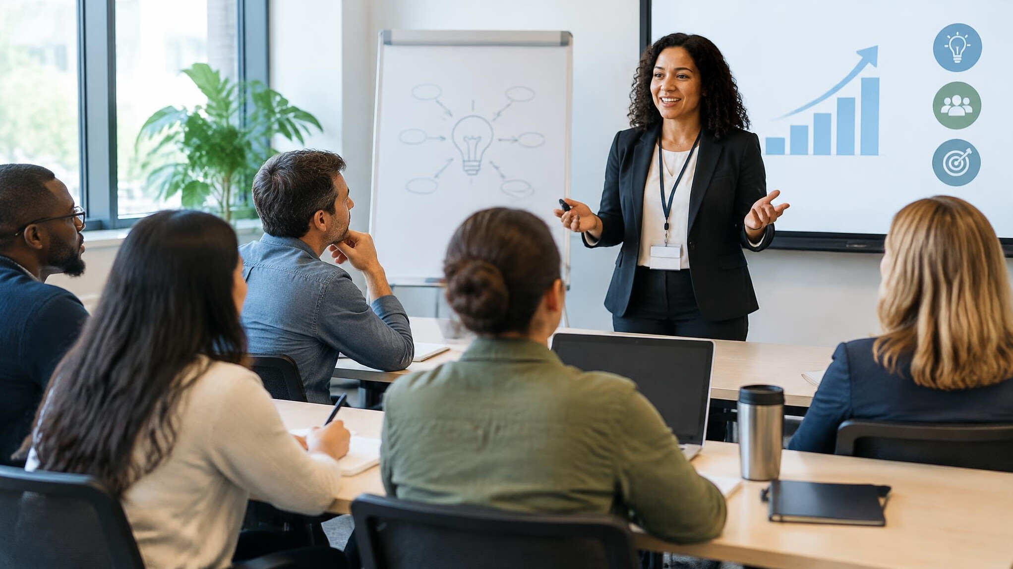 adult learners in classroom
