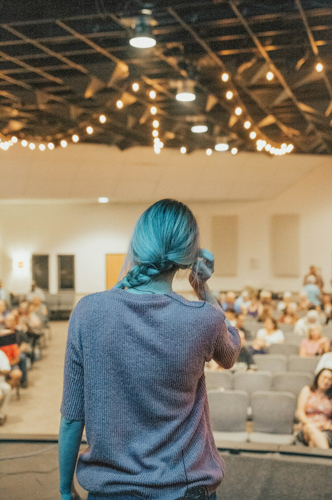 woman leading workshop